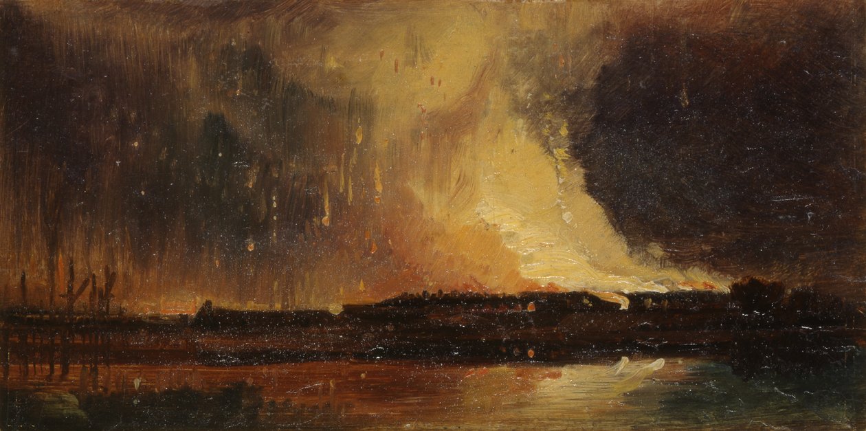 Bristol Riots: The Burning of the New Gaol from Canon