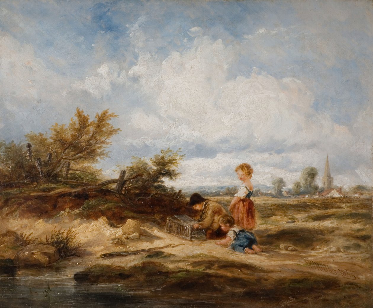 Hampstead Heath - Lintuansa, 1845. tekijältä William James Muller