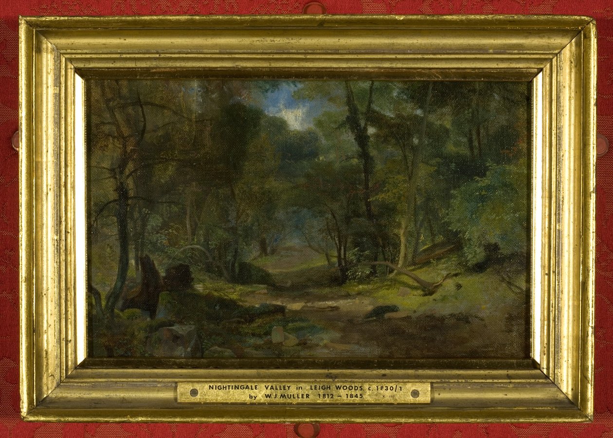 Nightingale Valley, n. 1831 (öljy kankaalle) tekijältä William James Muller