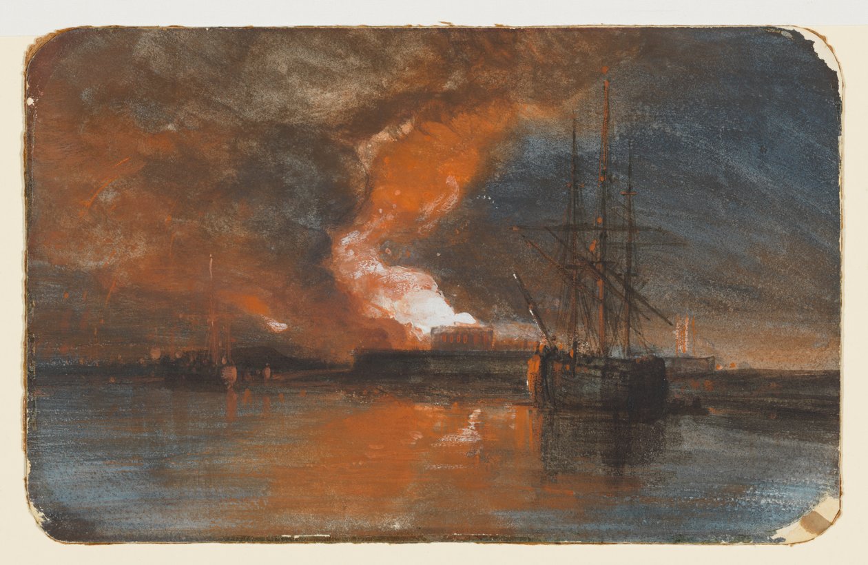 Uuden vankilan polttaminen, Bristol tekijältä William James Muller