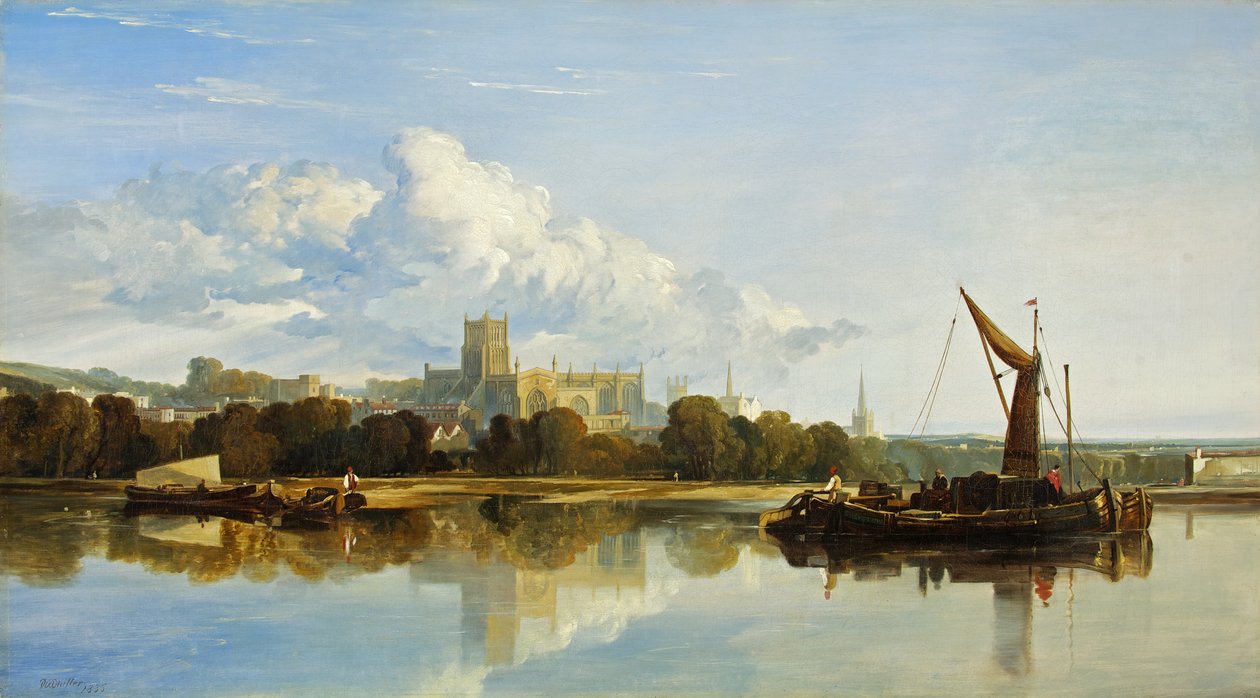 Näkymä Bristolin katedraalille tekijältä William James Muller