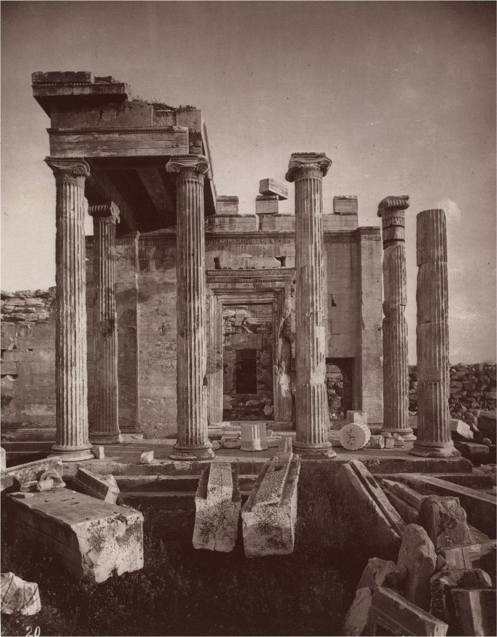 Ateenan akropolis, levy 20 tekijältä William James Stillman
