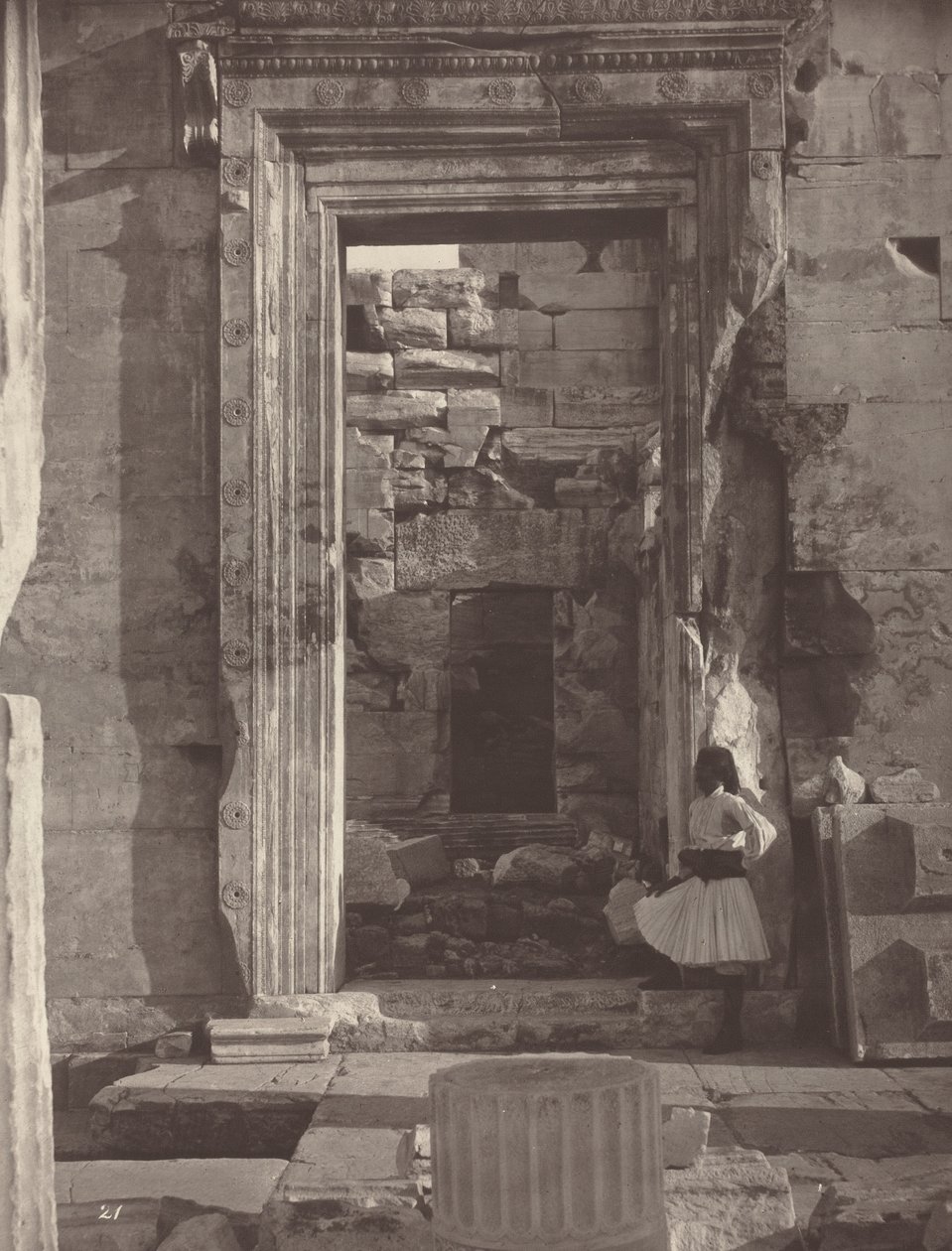 Ateenan akropolis, levy 21 tekijältä William James Stillman