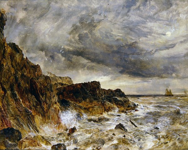 Llanddwyn Rocks (öljy kankaalle) tekijältä William Joseph J.C. Bond