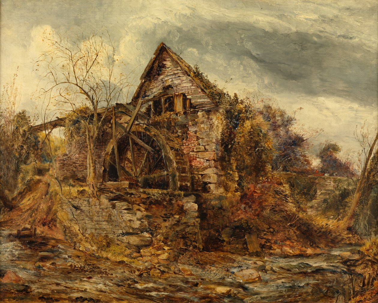 Old Mill (öljy kankaalle) tekijältä William Joseph J.C. Bond