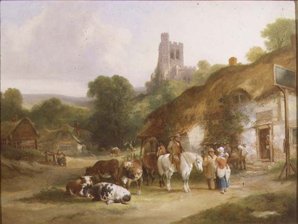 Plough Inn (öljy kankaalle) tekijältä William Joseph Shayer