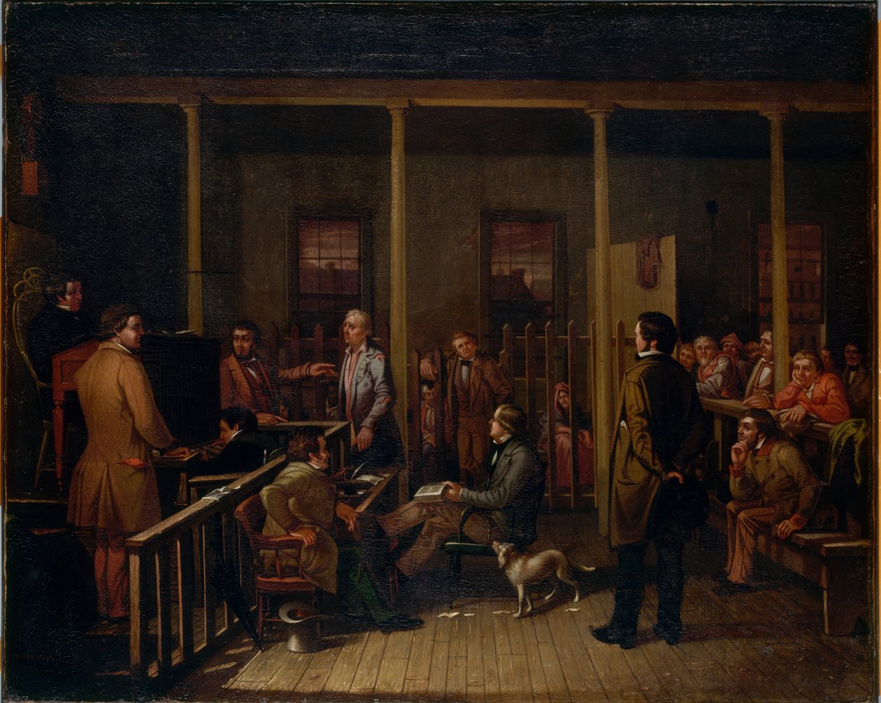 Missourin oikeussali, 1852. tekijältä William Josiah Brickey