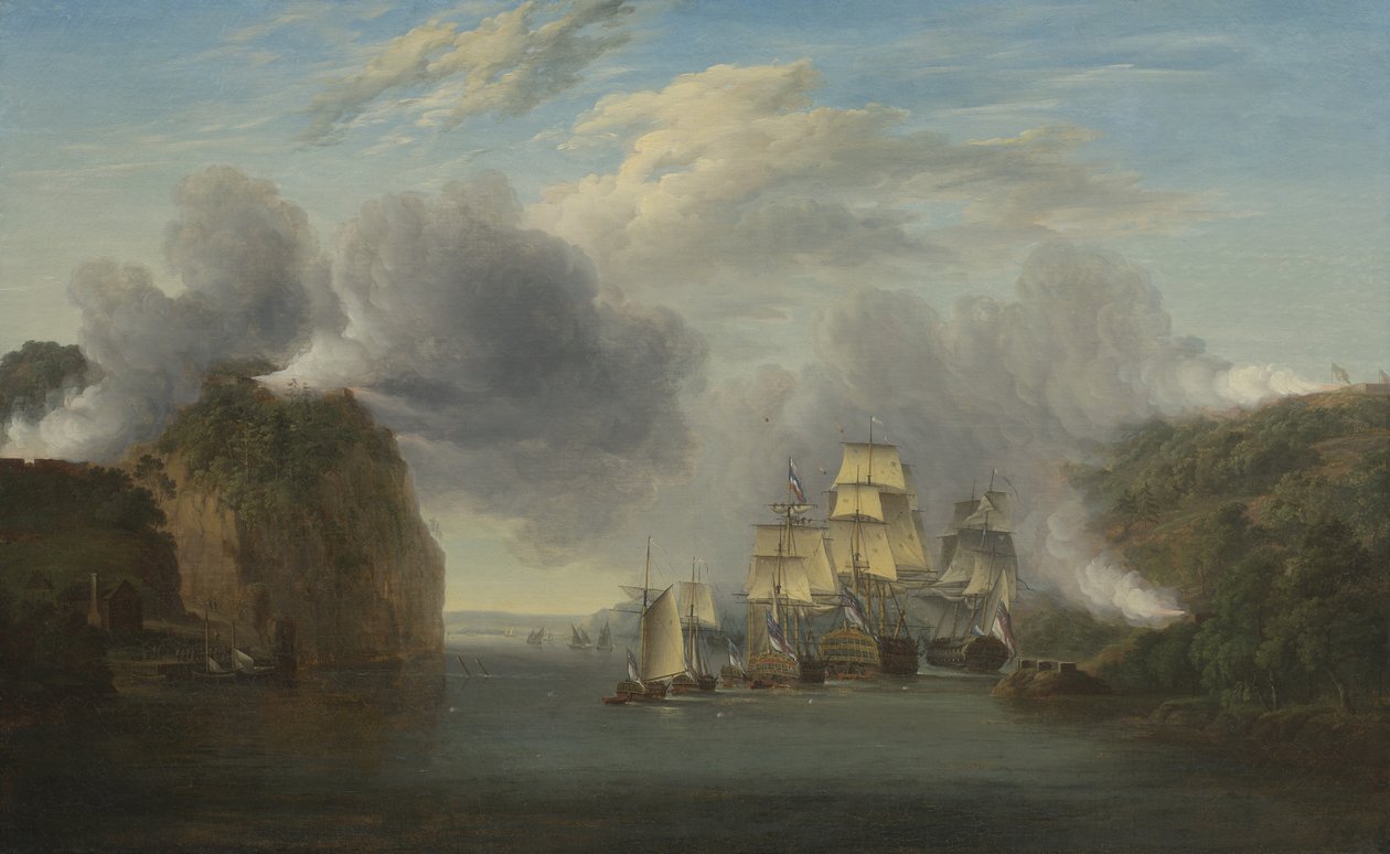 Forcing the Hudson River Passage, 1835 tekijältä William Joy