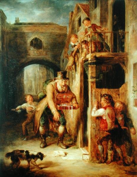 The False Parcel (öljy kankaalle) tekijältä William Kidd
