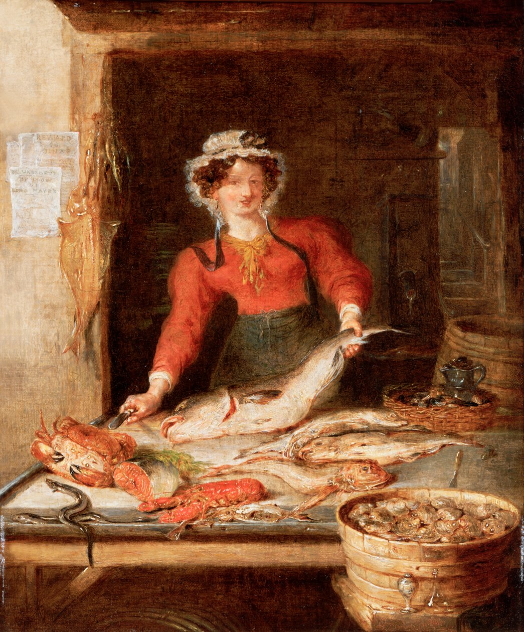 "The Fish Stall", 1830 tekijältä William Kidd