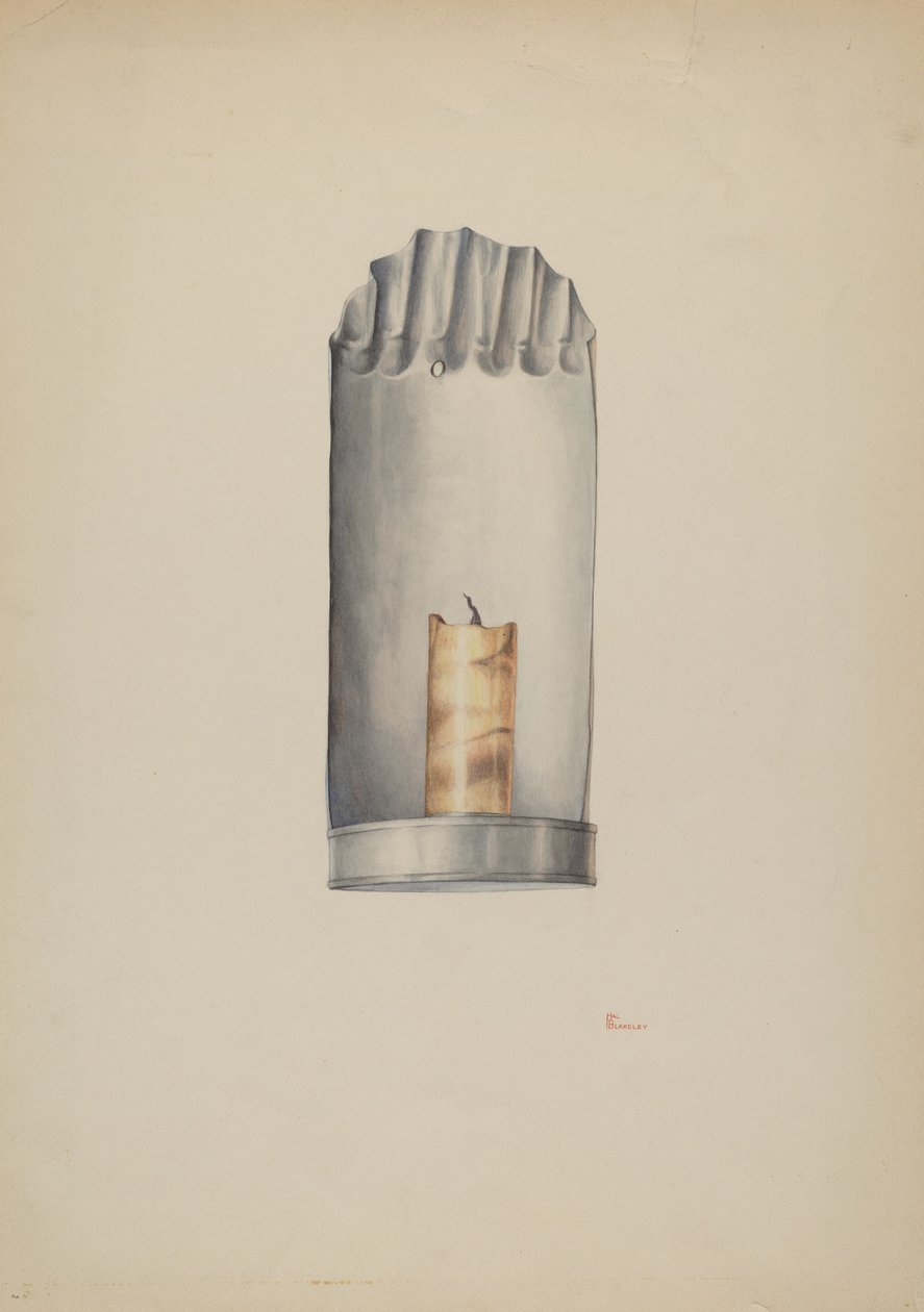 Kynttilänjalka, c. 1940. tekijältä William Kieckhofel