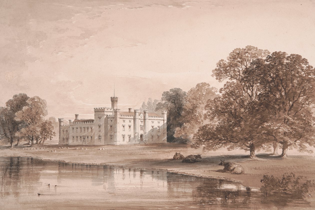 Chiddingstone Place, Näkymä järveltä tekijältä William Knight