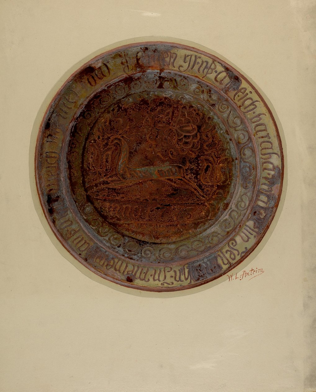 Pa. saksalainen ruokalaji, n. 1937. tekijältä William L Antrim