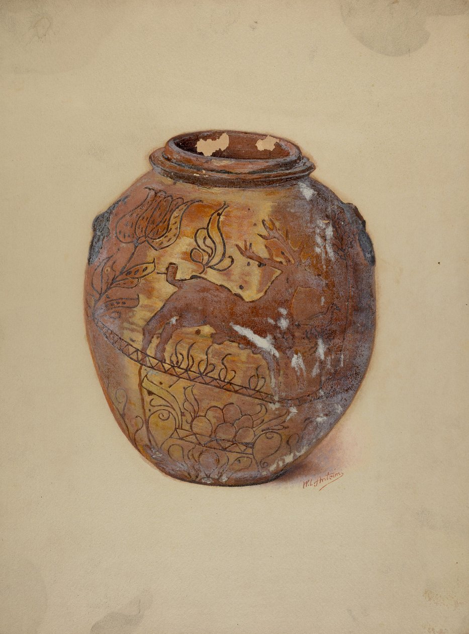 Pa. German Jar, n. 1937. tekijältä William L Antrim