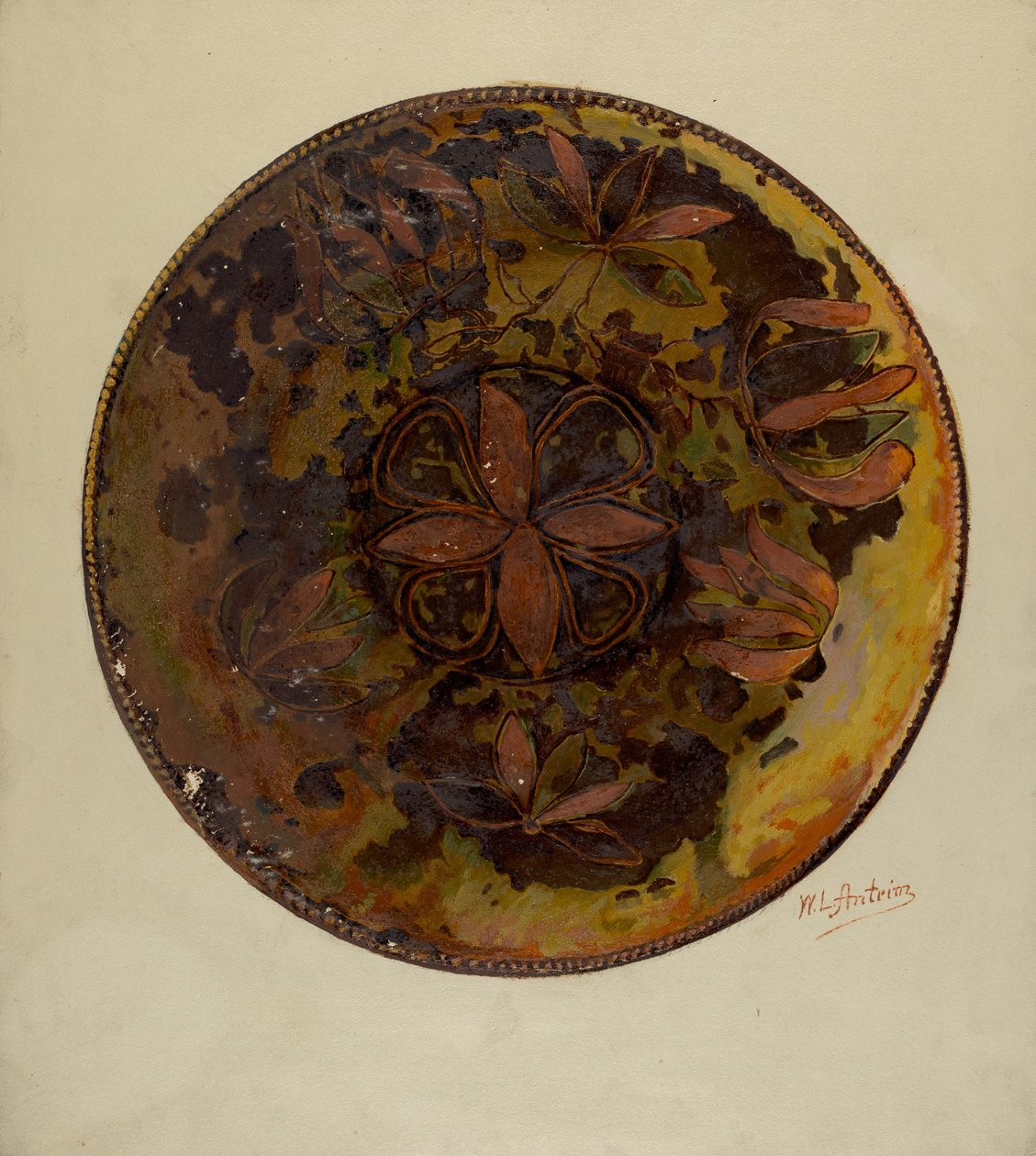 Pa. Saksalainen levy, n. 1937. tekijältä William L Antrim