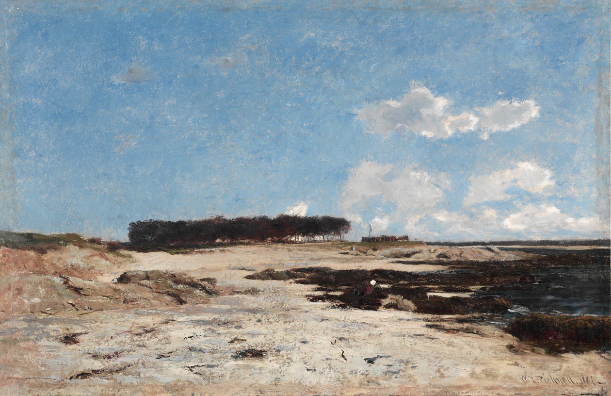 Pointe de Cabello, Bretagne, 1881. tekijältä William L. Picknell