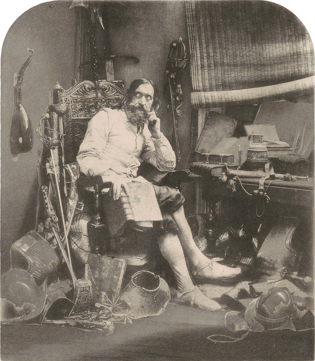 Don Quijote tutkimuksessaan tekijältä William Lake Price, Photo Galvano Graphic Company