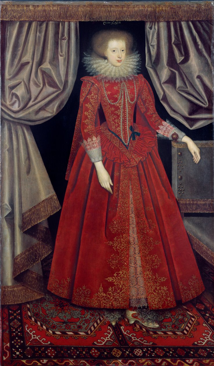 Catherine Knevet, n. 1615 (öljy kankaalle) tekijältä William Larkin