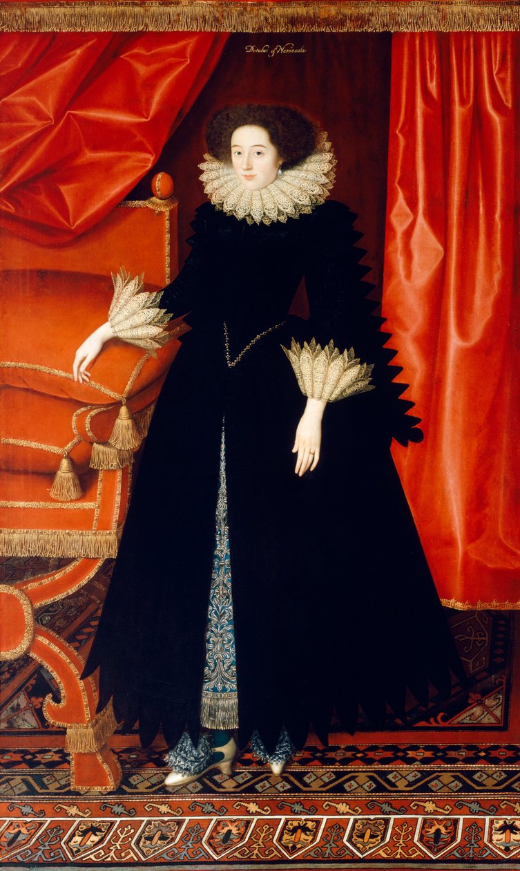 Elizabeth Bassett n. 1615 (öljy kankaalle) tekijältä William Larkin