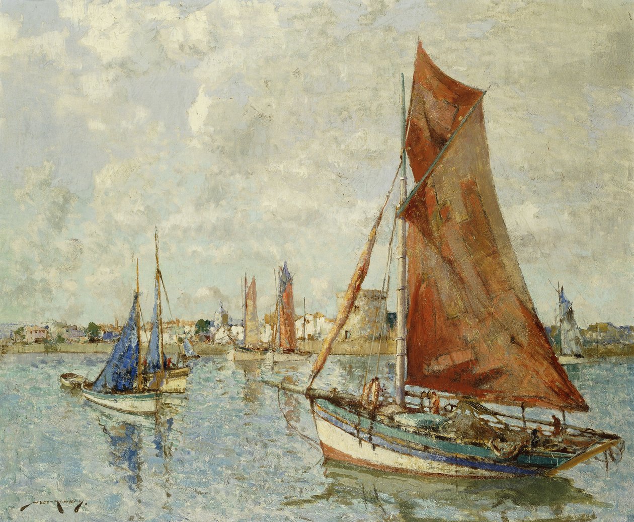Kalastusvene, La Rochelle tekijältä William Lee Hankey