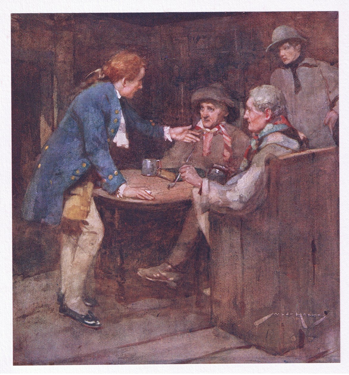 Minulla oli vielä toiveita, sillä ylpeys on edelleen läsnä (väri litho) tekijältä William Lee Hankey