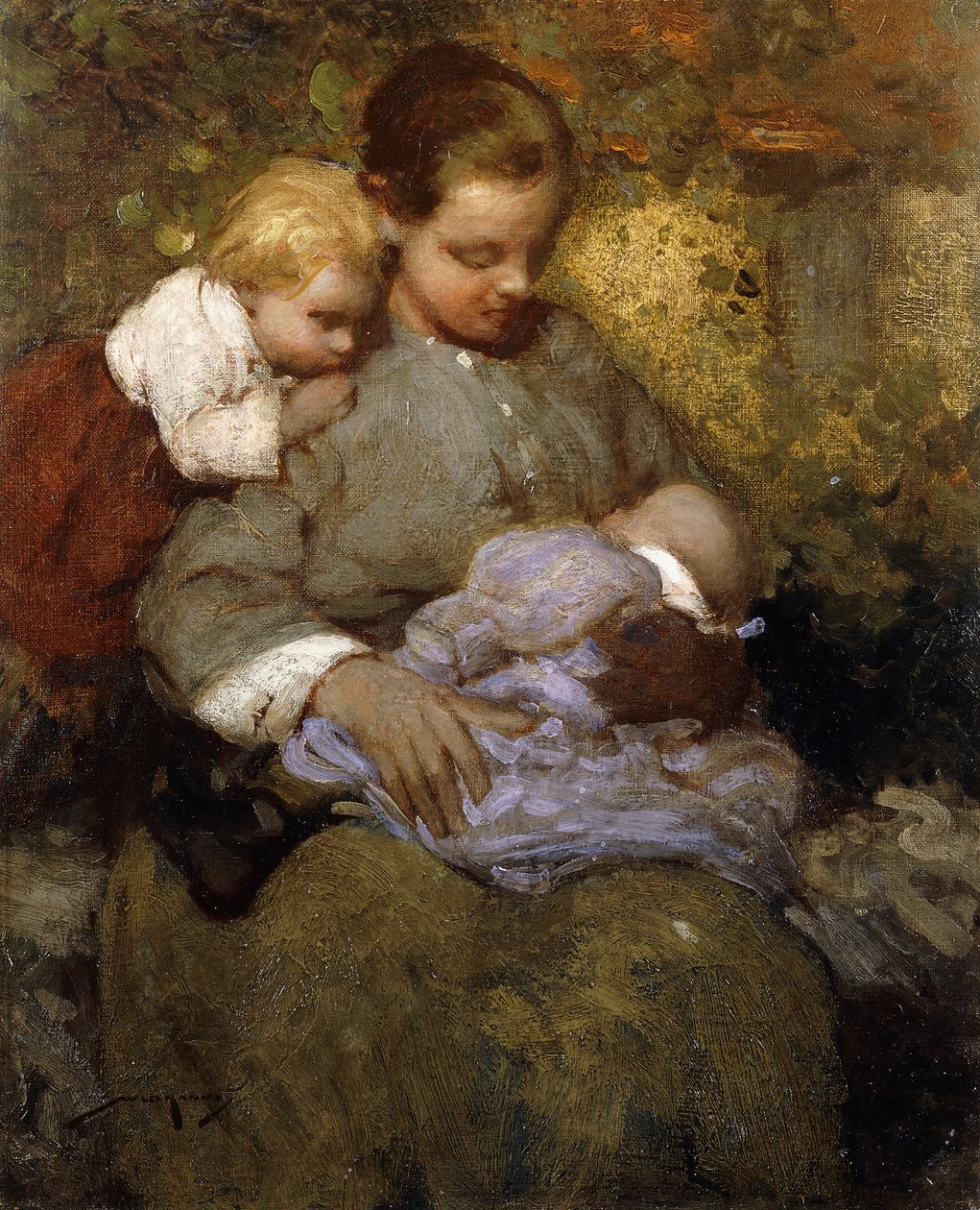 Äiti ja lapsi tekijältä William Lee Hankey