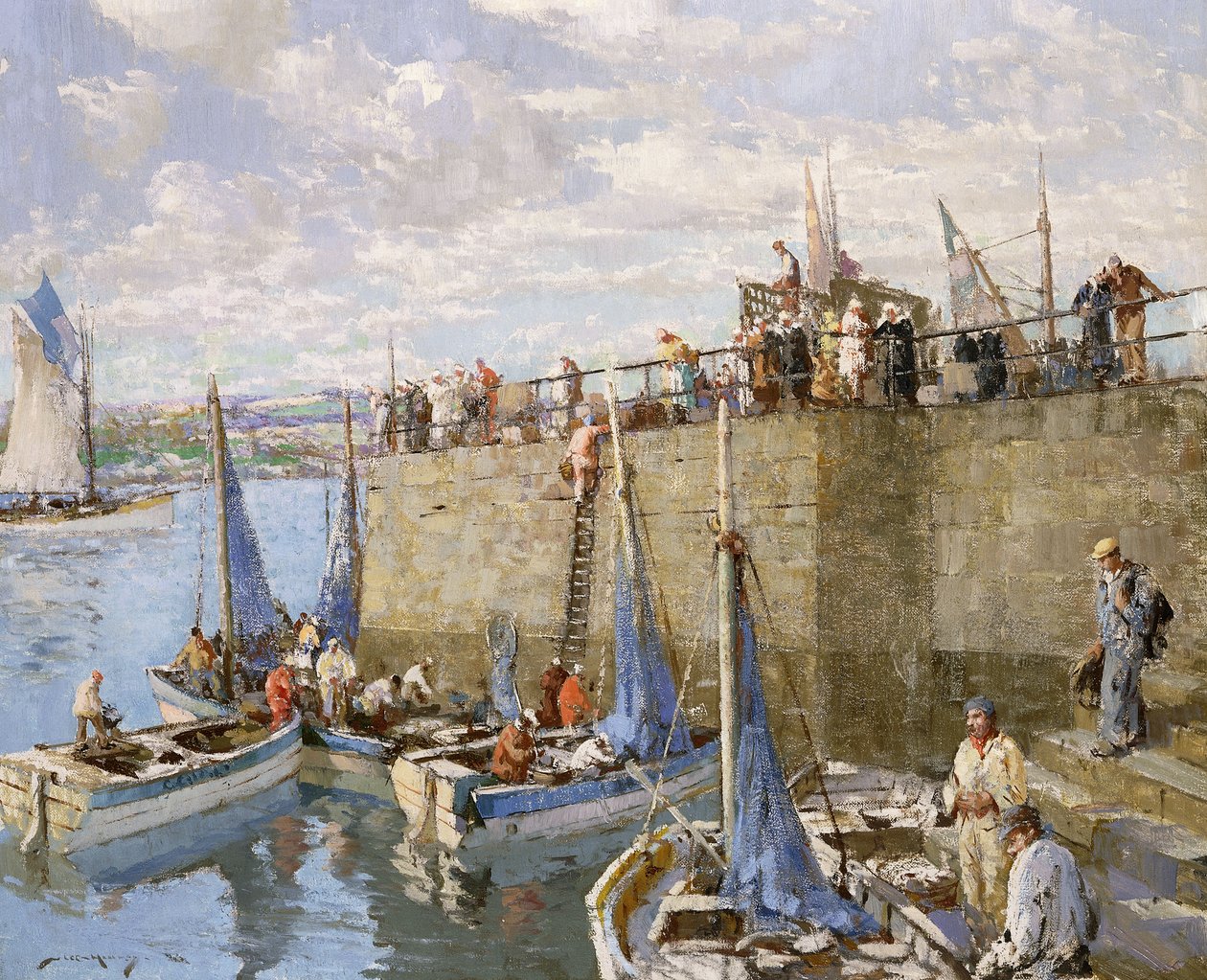 Sardine Fishers, Concarneau tekijältä William Lee Hankey