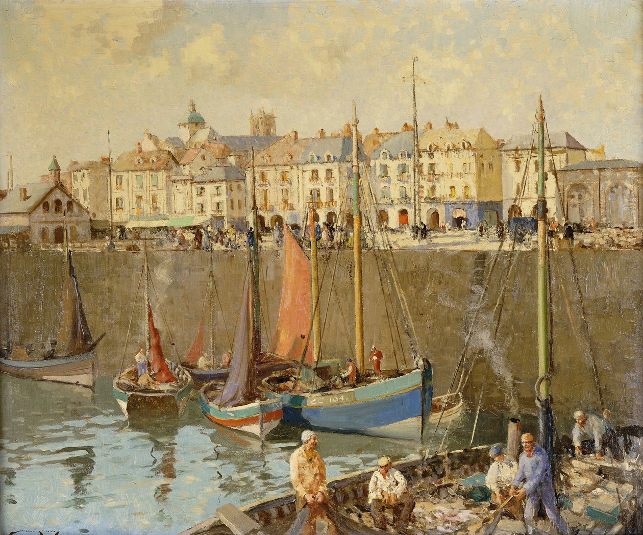 Quai, Dieppe tekijältä William Lee Hankey