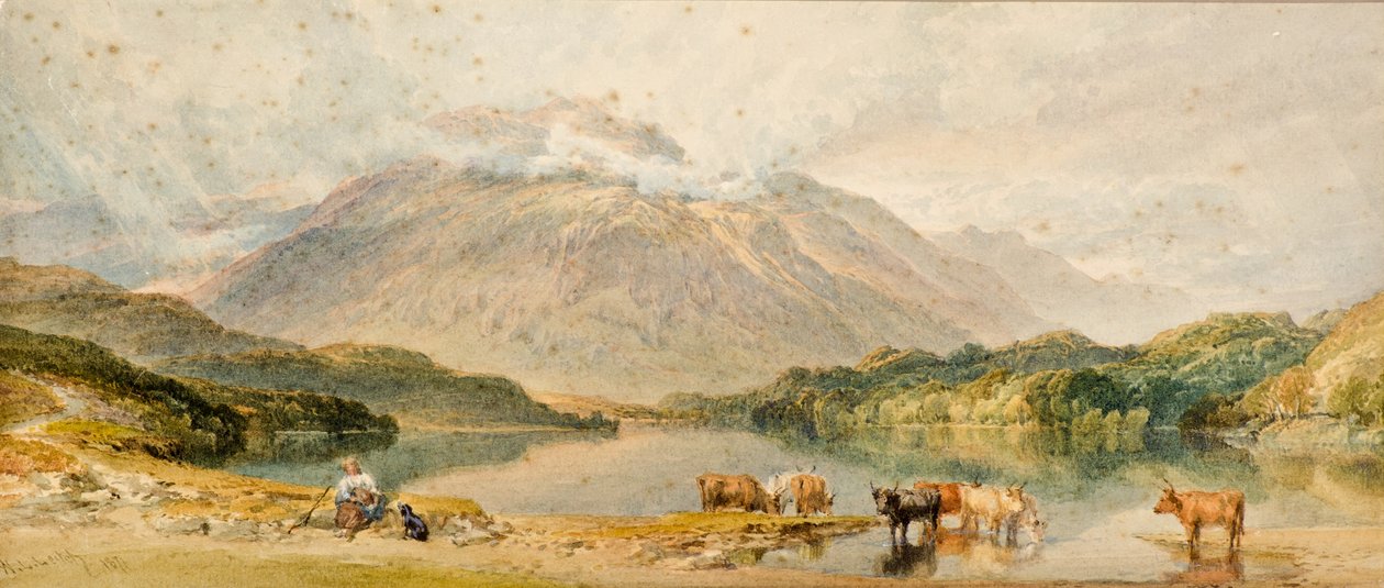 Karja maisemassa tekijältä William Leighton Leitch