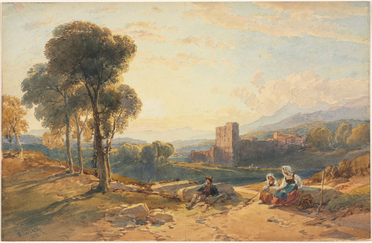 Maisema, Italia tekijältä William Leighton Leitch
