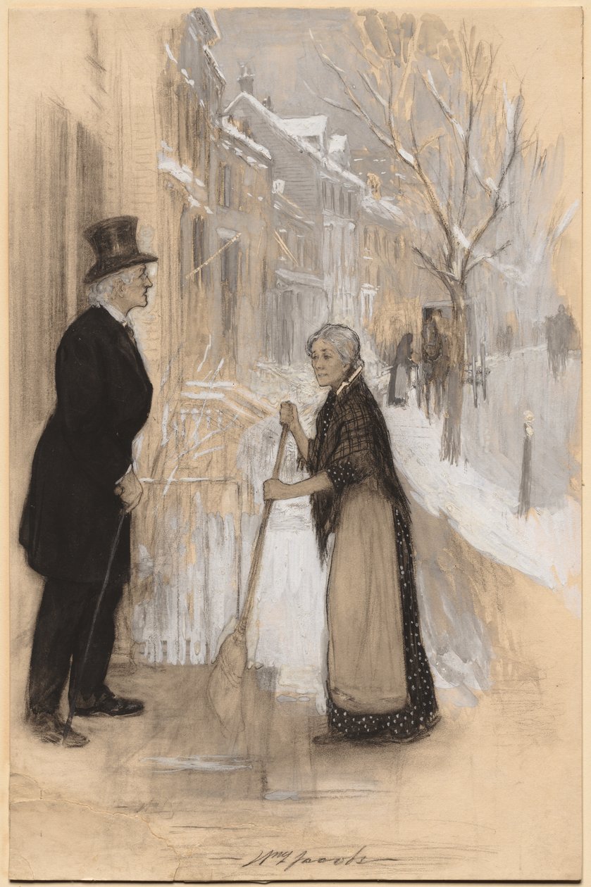 Luonnos kuvaamaan Ei kunniallisesti erotettua, 1904. tekijältä William Leroy Jacobs