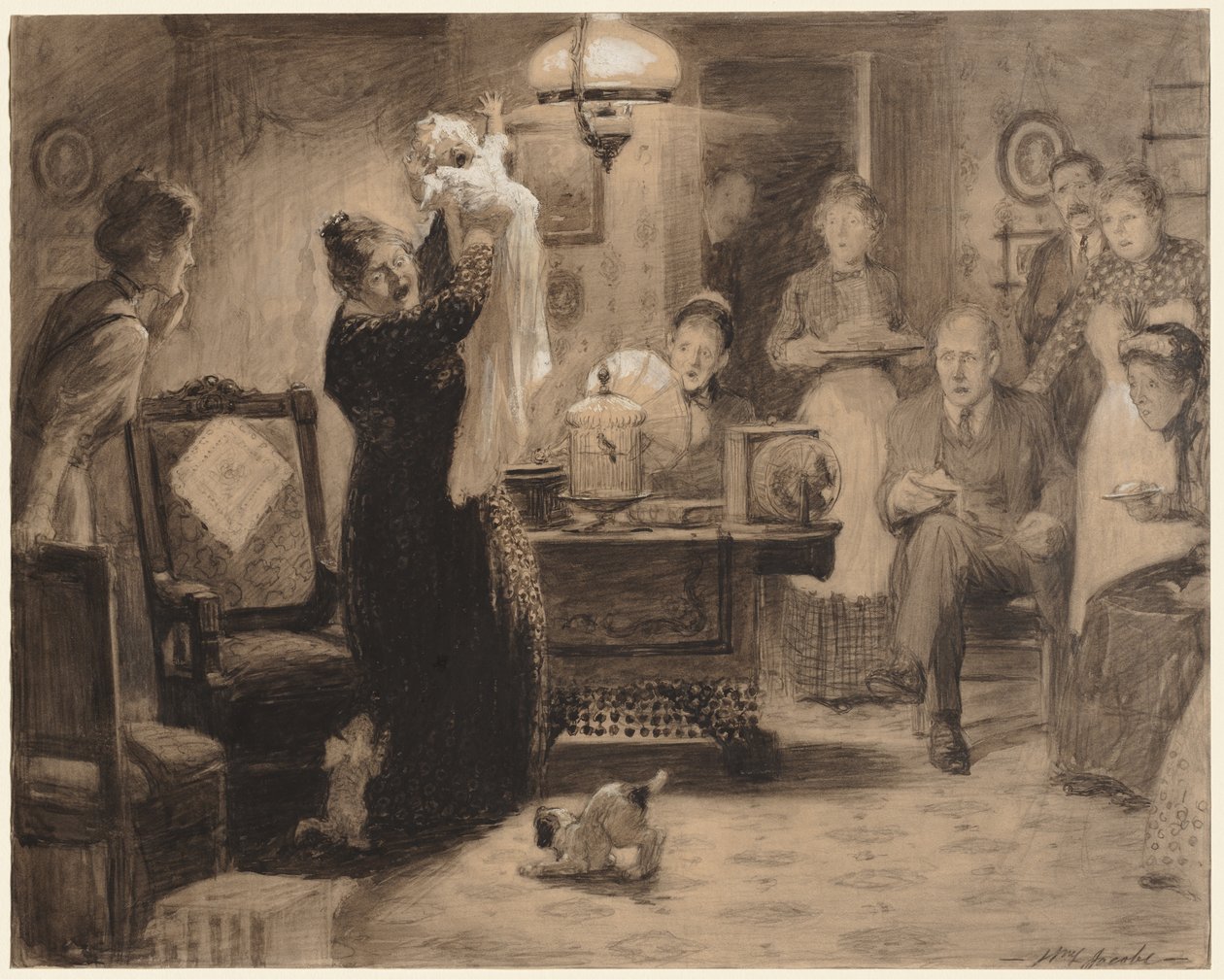 Piirros kuvaan Pysyvä vauva, 1912. tekijältä William Leroy Jacobs