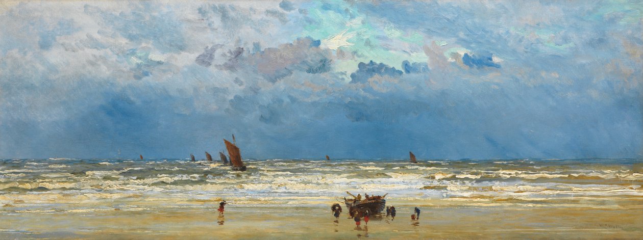 Taas kotona, noin 1880 tekijältä William Lionel Wyllie