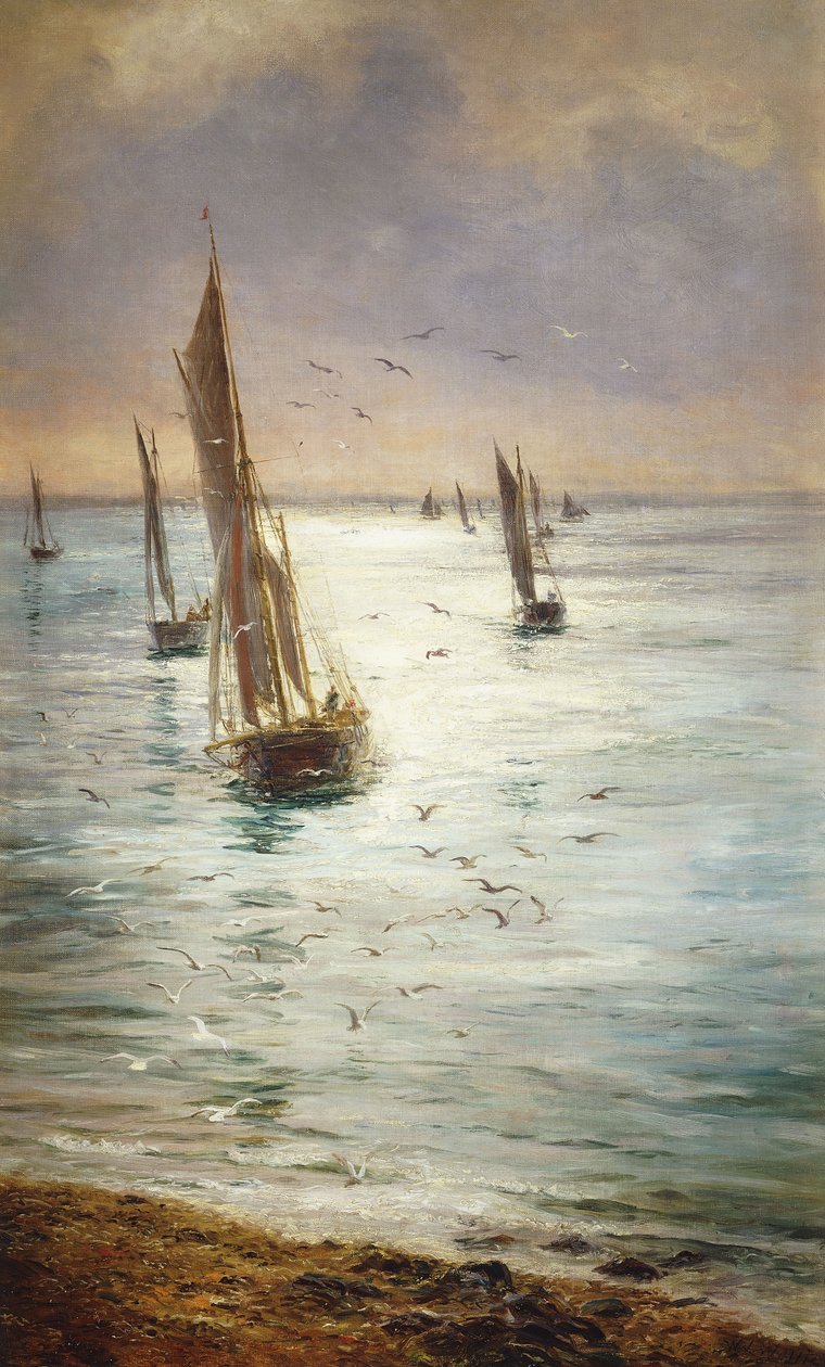 Paluumatkalla oleva, tekijältä William Lionel Wyllie