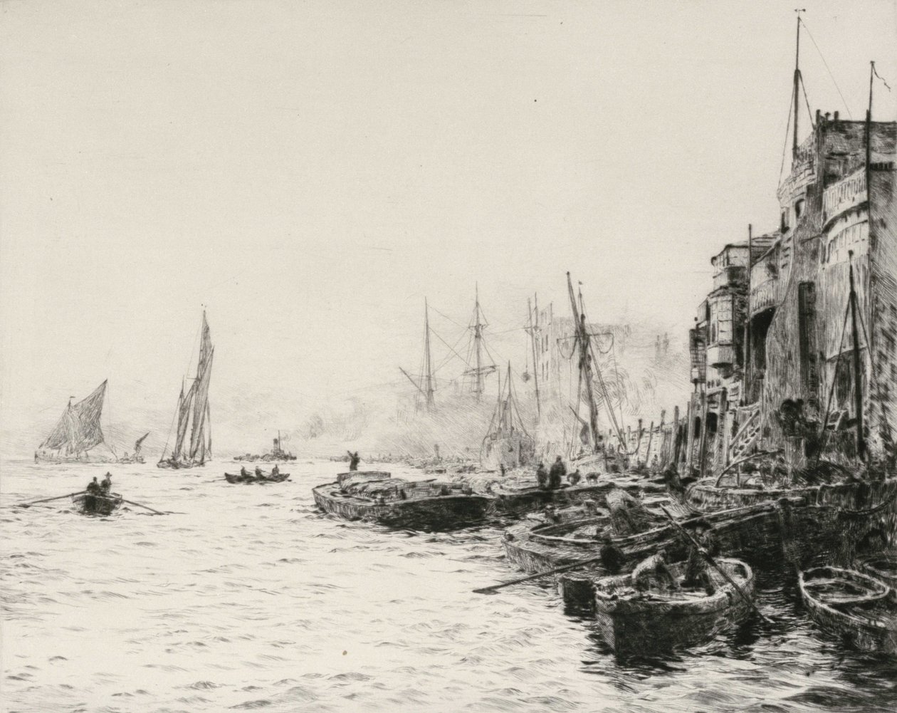 Vanha Limehouse tekijältä William Lionel Wyllie