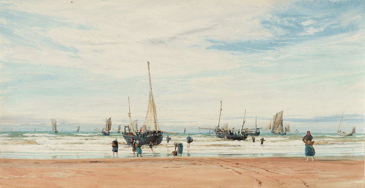 Portsmouthin telakan suunnitelma (Englanti) vuonna 1850. Piirros ja akvarelli (65,5x79,5 cm), vuoden 1906 kokoelmasta, D. Hucker (). tekijältä William Lionel Wyllie