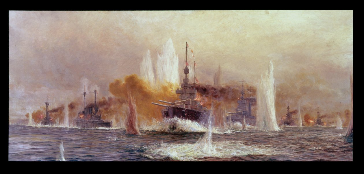 Jyllannin taistelu vuonna 1916 tekijältä William Lionel Wyllie