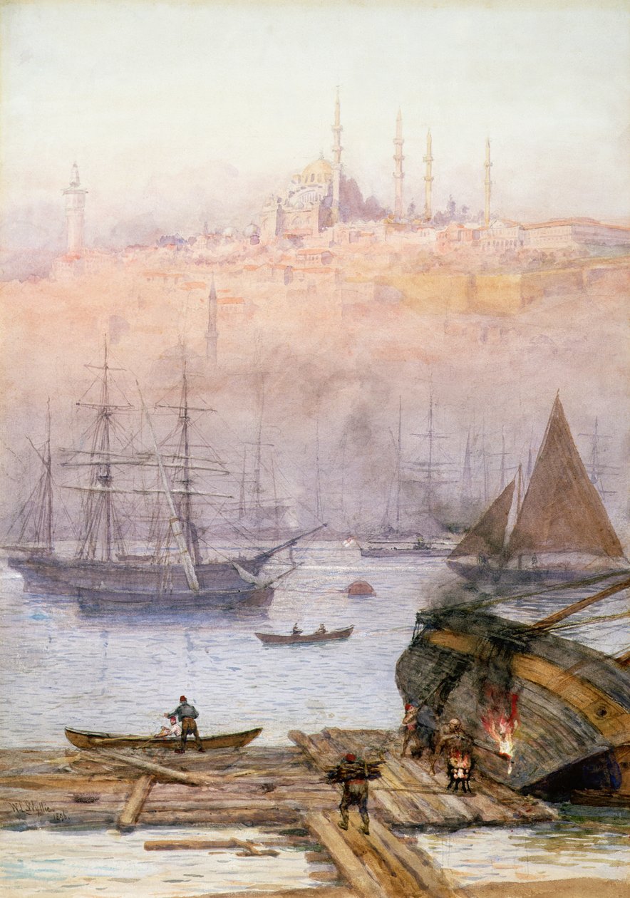 Kultainen sarvi, 1896 tekijältä William Lionel Wyllie