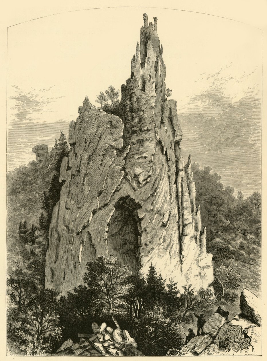 "Cathedral Rock", 1872. tekijältä William Ludwell Sheppard