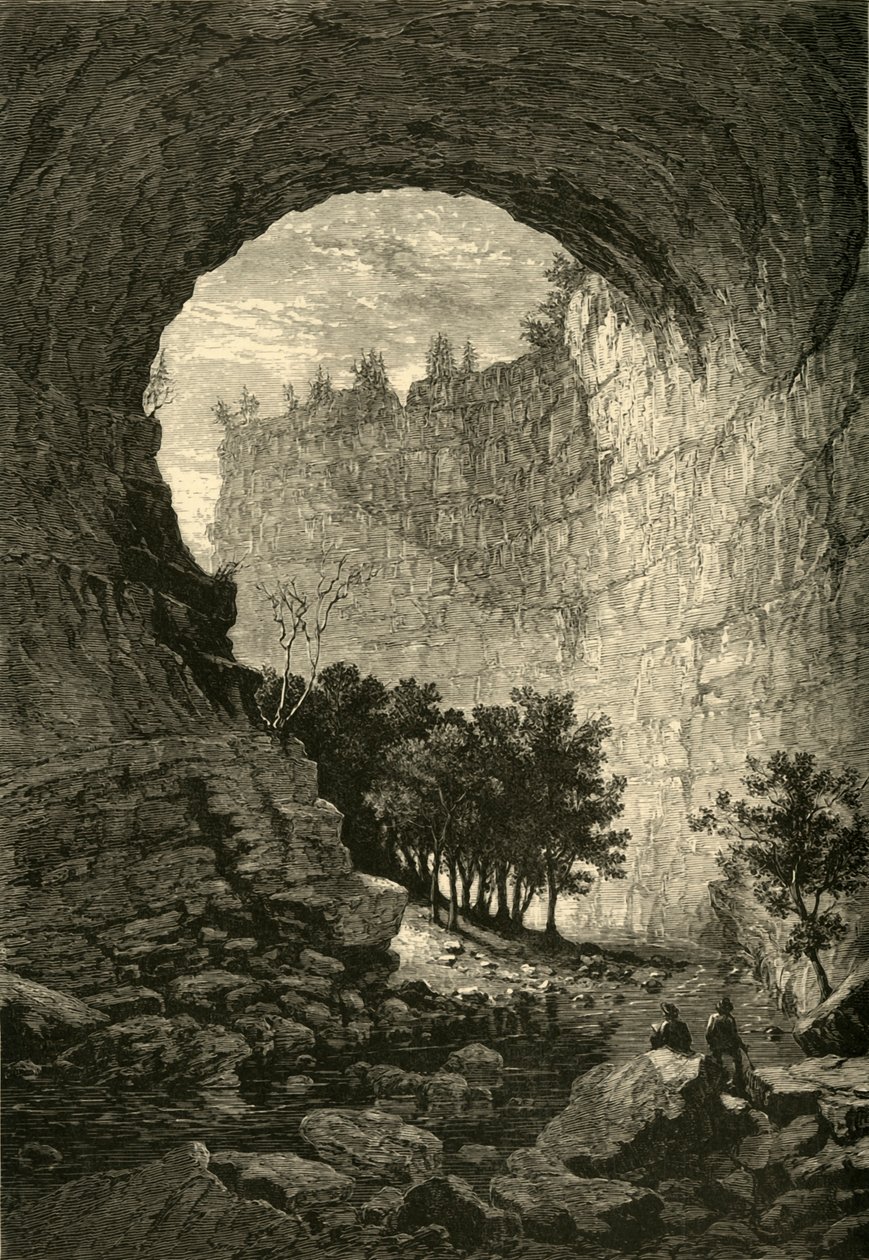 "Luonnollinen tunneli", 1872. tekijältä William Ludwell Sheppard