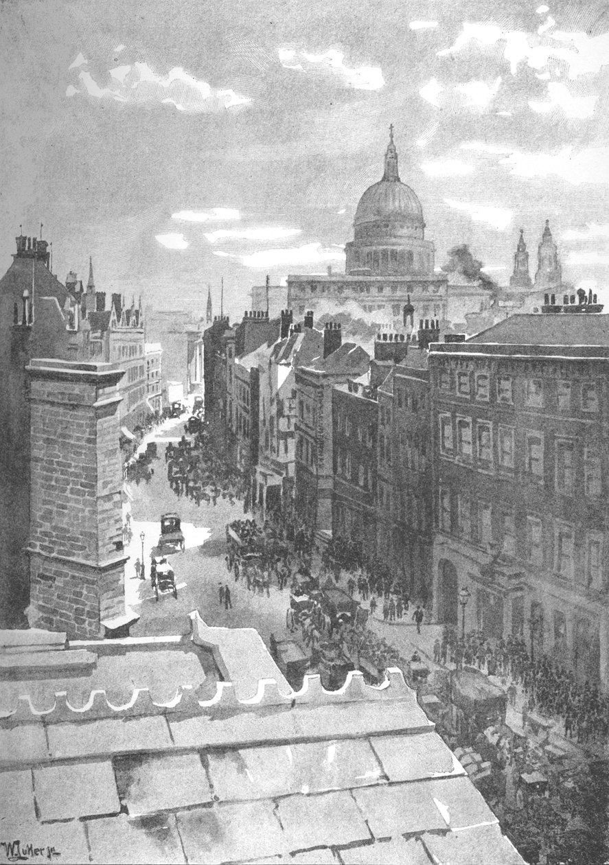 Aldersgate Street, 1891 tekijältä William Luker