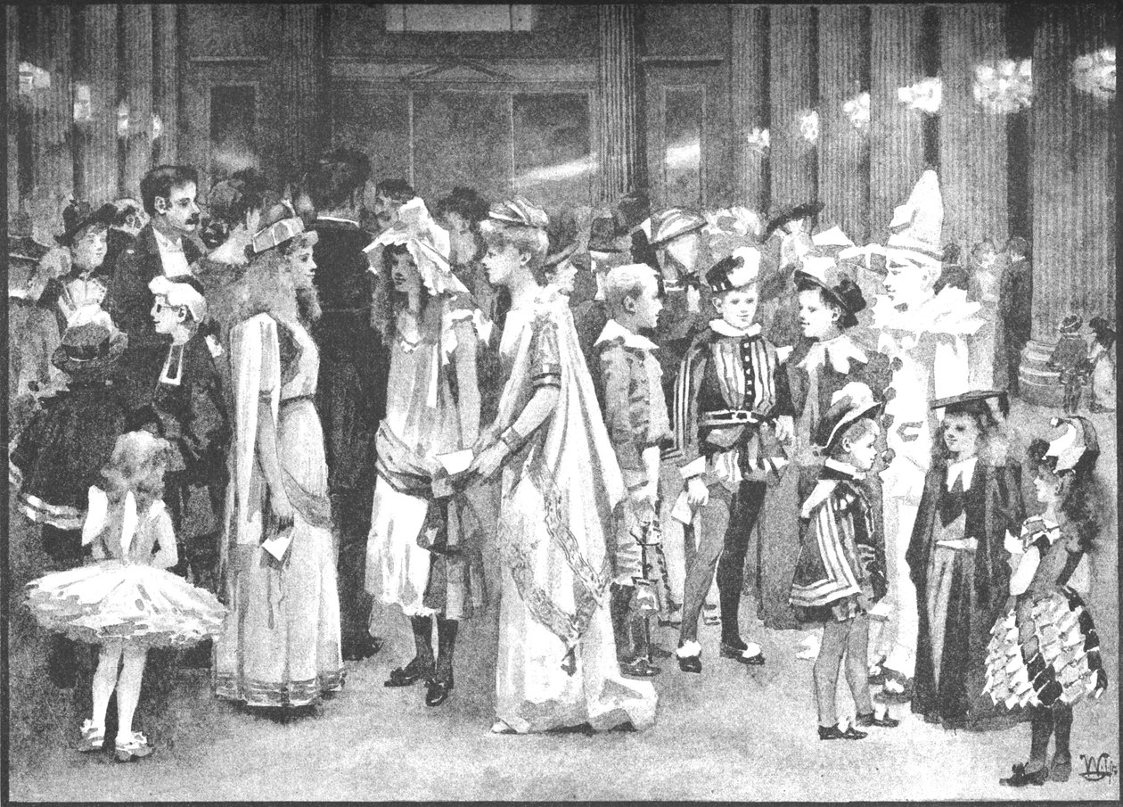 Nuorten juhla Kartanotalossa - Tanssien välissä, 1891 tekijältä William Luker