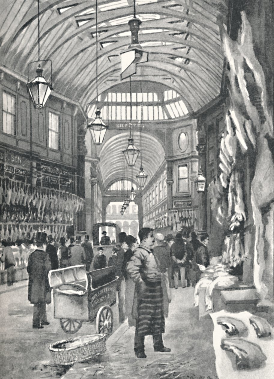 Leadenhall Market, 1891 tekijältä William Luker