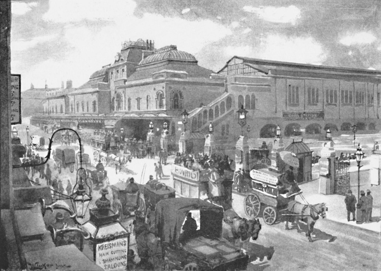 Liverpool Streetin asema, 1891 tekijältä William Luker