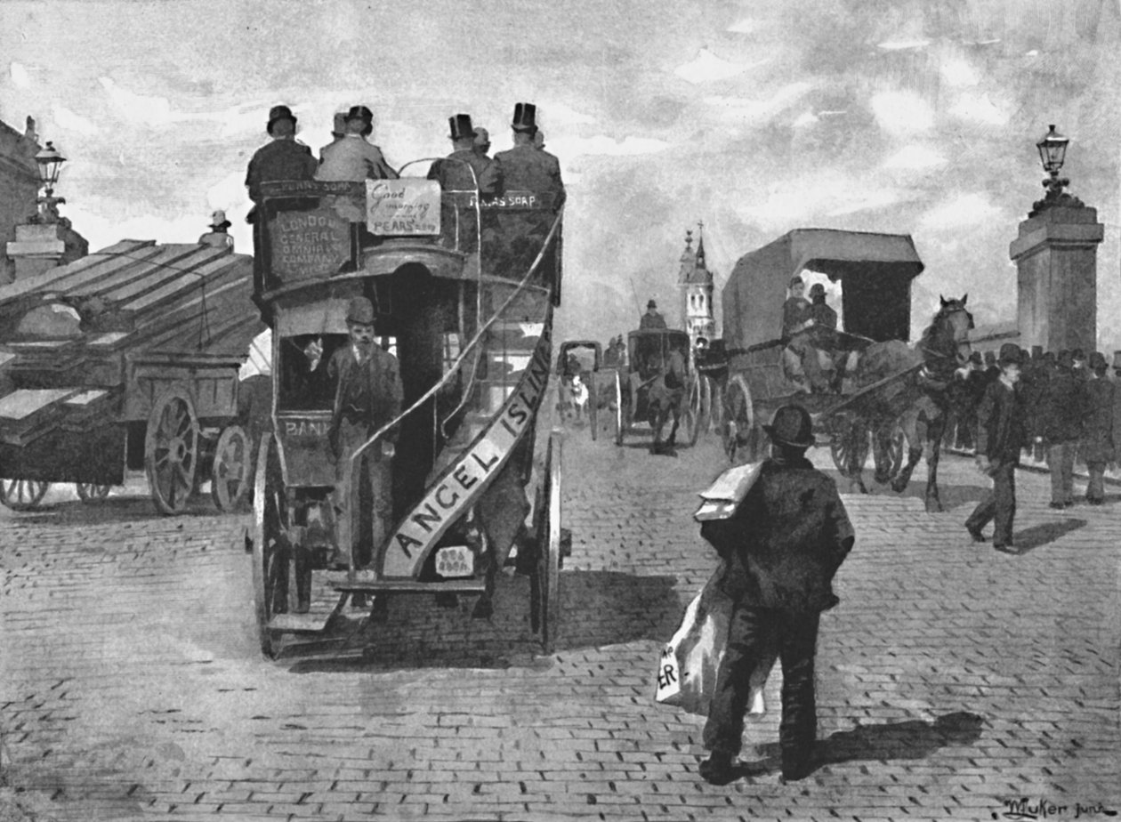 London Bridge, Etelä, 1891 tekijältä William Luker