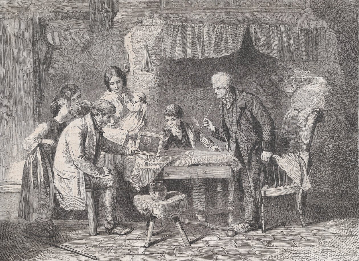 Isoisän muotokuva, Illustrated London News, 4. tammikuuta 1862. tekijältä William Luson Thomas