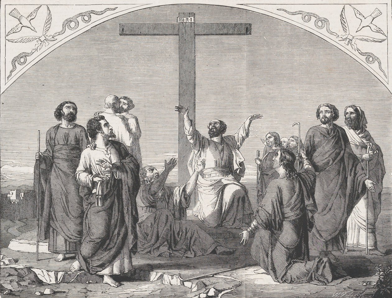 The Mission of the Apostoles, Illustrated London News, 30. lokakuuta 1865. tekijältä William Luson Thomas