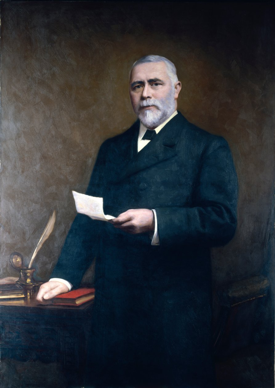 Sir William White (1845-1913), noin 1902 (öljy kankaalle). tekijältä William Mainwaring Palin