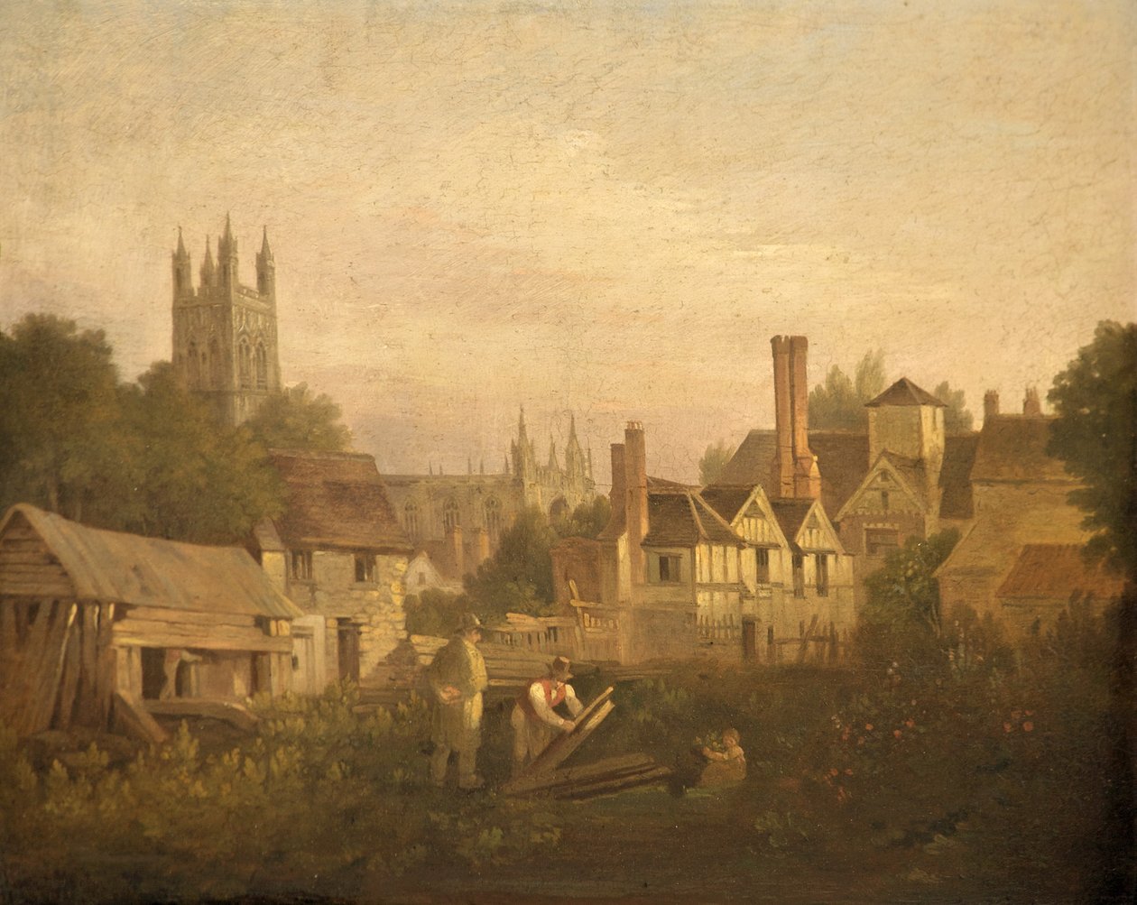 Gloucester luoteesta, noin 1820 tekijältä William Marlow