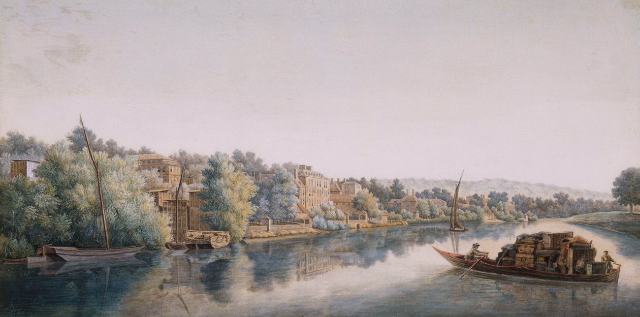 Thames Richmondissa, 1770-1780 tekijältä William Marlow